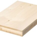 Panneau en bois 3 plis, dimensions 500x2000x27 mm, sans protection