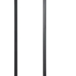 Fenêtre fixe Alu Primo gris H.215 x l.60 cm, fixe sans ouverture