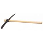Pioche de terrassier - Oeil rond - Emmanché bois - 2,5 Kg