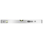Niveau rectangulaire aluminium anodisé aimanté, 600 mm