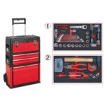 Illustration du kit de 77 outils inclus