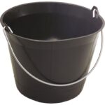 Seau de maçon plastique noir - 11L