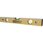 Niveau rectangulaire en aluminium anodisé 3 fioles, L.400 mm