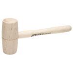 Maillet bois 300g - tête Ø60mm - avec manche frêne galbé