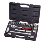 Coffret de douilles 1/2 - 10 à 32 mm - CHROMEmat -  22 pcs