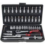 Coffret de douilles F6 1/4'' - CHROMEmat - 46 pcs