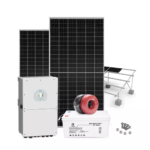 Système D'énergie Solaire 5KW, Ensemble Hybride Complet, Batterie Lifepo4