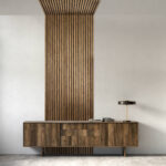 panneau acoustique panneau acoustique Olmo Oak Craft intérieur avec panneau acoustique